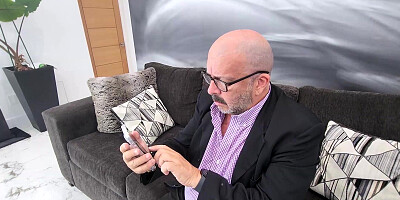 Reyna Belle filmed while sucking a big cock