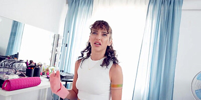 Deepthroating amateur maid POV fucked by boss for money