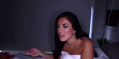 cumshot hot latina step sister moans while getting fucked