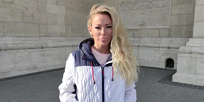 Slutty blonde getting creampied