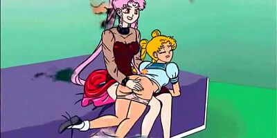 Ass spanking toons