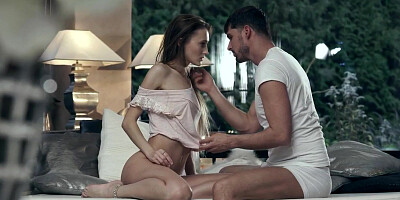 Real hottie masturbating and riding