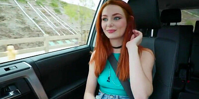creampie horny little ginger gets fucked hard and rough