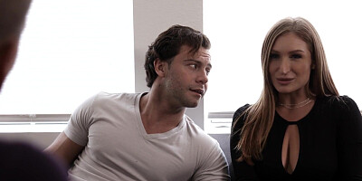 Busty milf gets fingered and fucked