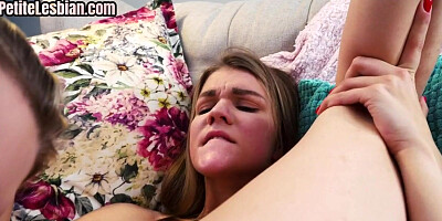 21yo petite lesbians enjoy rimming and analtoying with dildo