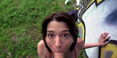 Hairy slut Riley Jean gets on huge dick