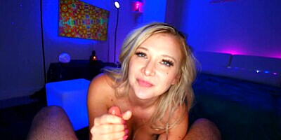 Busty Blonde Gets Intense Pussy Pounding