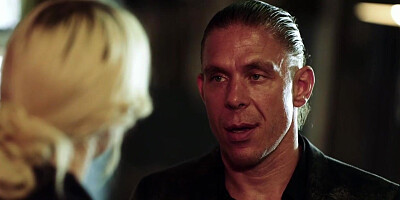 Man fucks busty gf on a ranch at night outdoors