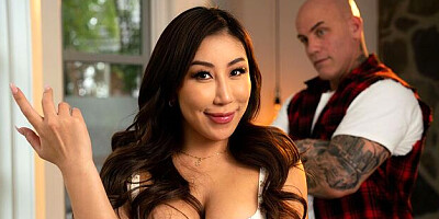 Energetic Nicole Doshi - silicone tits clip - Family Sinners