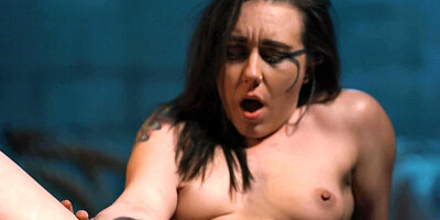 Naked lesbians muff diving each other and sucking boobs
