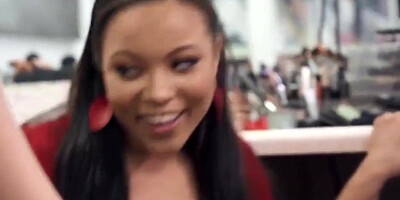 blowjob stunning brunette adriana maya seduces natalie porkman, tight