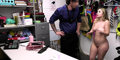 Aria Banks fucked hard by the pervy officer