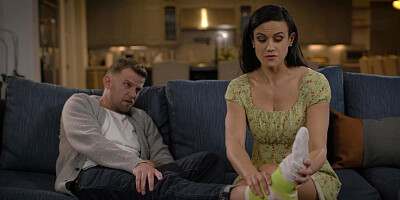 Bigtitted stepmommy banged by stepson in doggystyle