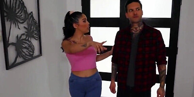 cumshot aria lee and vanessa sky are so thirsty for man’s huge dick