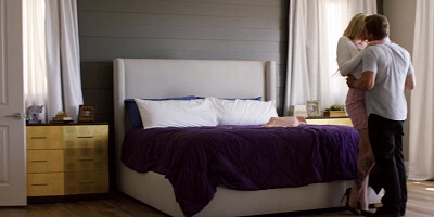 MILF let husband to fuck a sex doll