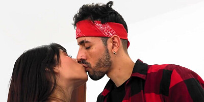 Latina room mate craves for big dick