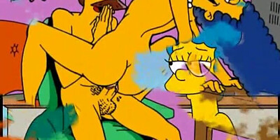 Marge Simpson real cheating wife