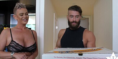 Two Busty Blonde Babes Fuck The Pizza Delivery Guy - Mz Dani Xander Corvus Kaden Kole