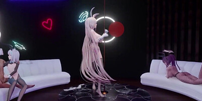 Club Party Gangbang Realistic 3D HENTAI