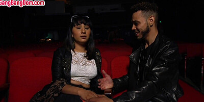 Useless gangbang slut in stockings rough fucked by dom guys