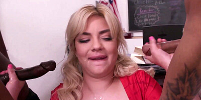 Heather Honey Has Interracial 3-Way With Teacher & Fuck Buddy Lawson Jones