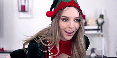 Naughty Elves Molly Little & Lily Larimar Are certain to Drain your Ball this Christmas Season - S3