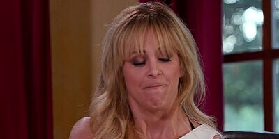 MOMMY S GIRL - MILF Cherie DeVille Almost Caught Cheating With Stepdaughter Kenna James Under Table