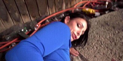 Public Agent Big tits Alexa Throat big dick pov blowjob and public sex
