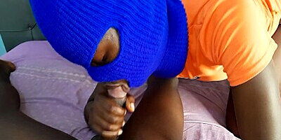 Orange ebony step mom takes step son's young bbc