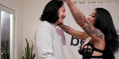 GORGEOUS TATTED MILF Erotic Medusa Gets Prone Boned By The Handsome Leo Vice
