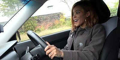 Fake Driving School Ebony Londoner Pays for lessons with sexual favours