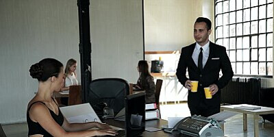 Sexual games between colleagues