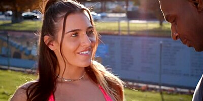 BLACKED Temptress Lia Has BBC Threesome With Coworkers