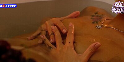 I was spying on my stepsister in the bathroom and this is what happened