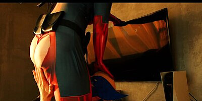 Deadpool vs Wolverine. Crazy Sexual Fight - Facesitting, Creampie - MollyRedWolf