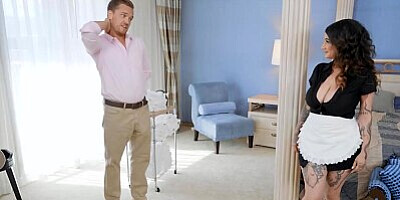 BRAZZERS - Arabelle Raphael & BADKITTYYY Are Down To Fuck & Find A Horny Guy To Satisfy Their Urges