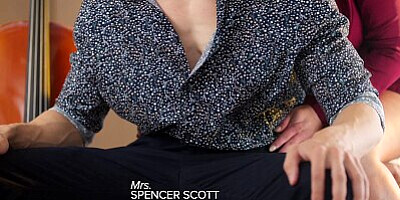 MILFY Busty Blonde MILF Spencer Scott Teaches Pupil How To Release Tension