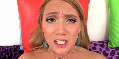 Blonde Babe AJ Applegate Hard Ass Fucking By A Big Cock