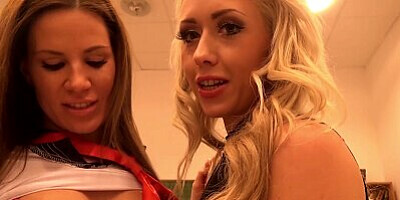 DEAN CUMS on BUBBLE BUTT STEPSISTERS Romantic & Passionate THREESOME IMMORAL POV 4K