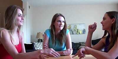Naughty game of Strip Indian Poker with Aften, Ashley & Kyler