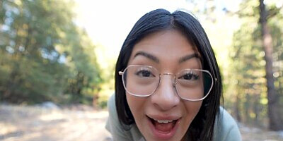 Thick Latina step sis swallows my CUM in Yosemite National Park - Cami Strella + Lev Lieben