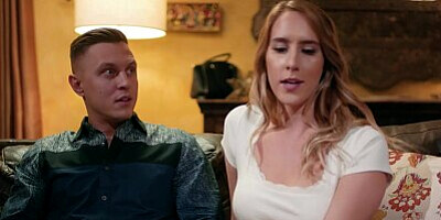 MODERN-DAY SINS - Horny Cadence Lux Lets Cuckold Husband Watch While She's Fucking His Best Buddy