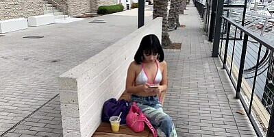 GOT FILLED - Aria Valencia Cums Back For Another Creampie Filling