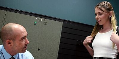 Schoolgirl Alex Blake Gets Disciplined by Her Teacher's Cock