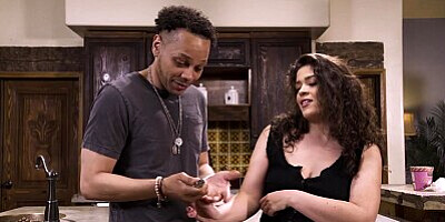 ADULT TIME - Desperate For Dick Victoria Voxxx Fucks Her Scrawny Roommate So She Can FINALLY Cum!