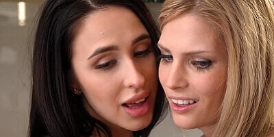 LEZ BE BAD - Naturally Stacked Babes Candee Licious, Alyssa Bounty, & Irina Cage Enjoy ROUGH ANAL
