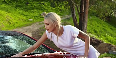 TeamSkeet - Gorgeous Blonde Babe Gets Her Shaved Pussy Fingerfucked By Lusty Cougar