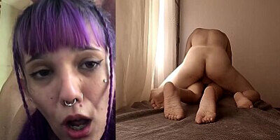 Submissive Girl With Pigtails on Big Dick Amateur Anal Fuck