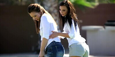 Nubile Films - Lesbian lovers savor sweet pussy cream