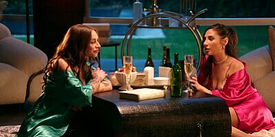 TUSHY Besties Gianna & April have intense anal threesome